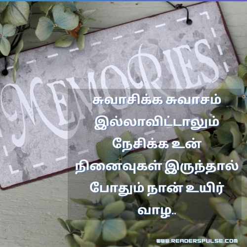 Memories Quotes in Tamil 